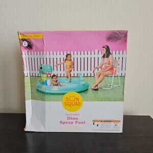 Dino Spray Pool - Sun Squad™, inflatable spray pool for kids Over 5 Foot Long